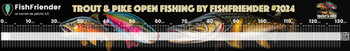 Toise de mesure édition limitée TROUT & PIKE OPEN FISHING #2024 - 130cm
